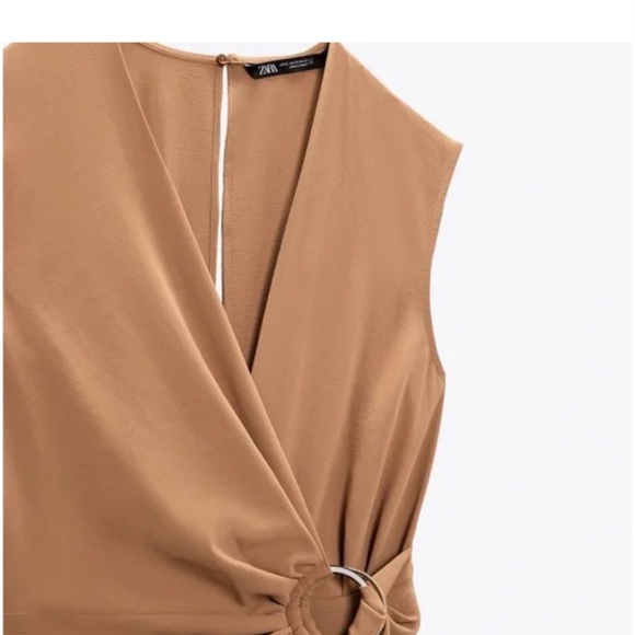 Elegant Zara wrap Jumpsuit with buckle - Picture 10 of 15